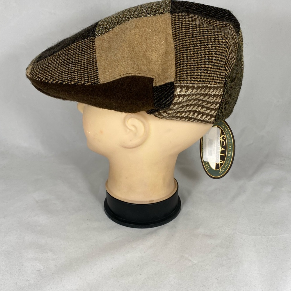 Scala Flat Cap Classic Patchwork Pattern NWT NWT - image 5